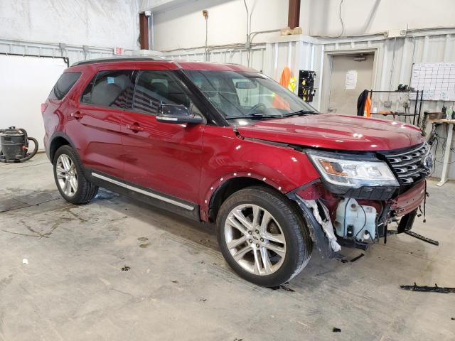 1FM5K8D83GGB85690 - 2016 FORD EXPLORER XLT RED photo 4
