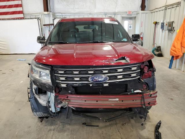 1FM5K8D83GGB85690 - 2016 FORD EXPLORER XLT RED photo 5
