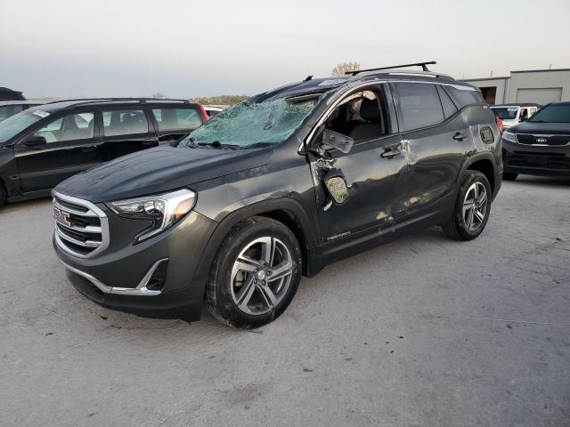 3GKALVEV6KL319071 - 2019 GMC TERRAIN SLT GRAY photo 1