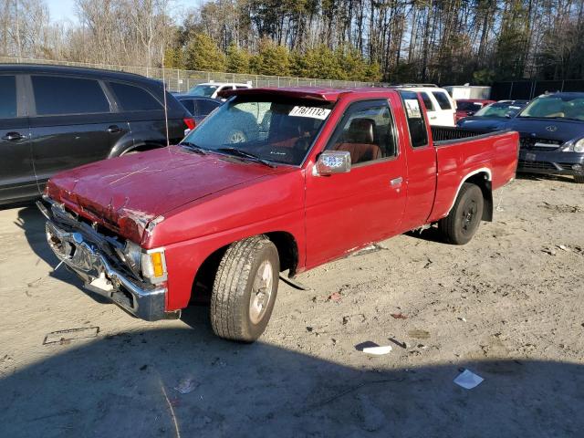 1N6SD16S7NC363989 - 1992 NISSAN TRUCK KING CAB RED photo 1