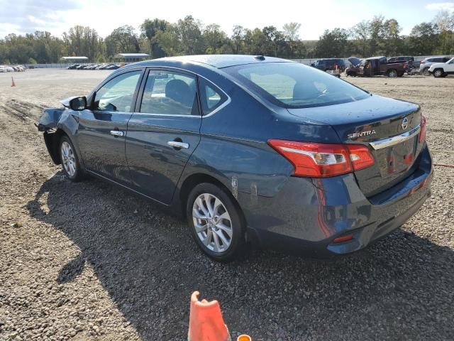 3N1AB7AP6HY282331 - 2017 NISSAN SENTRA S BLUE photo 2