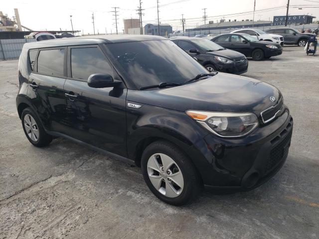 KNDJN2A23F7804956 - 2015 KIA SOUL BLACK photo 4