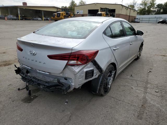 KMHD74LF5KU841128 - 2019 HYUNDAI ELANTRA SE SILVER photo 3