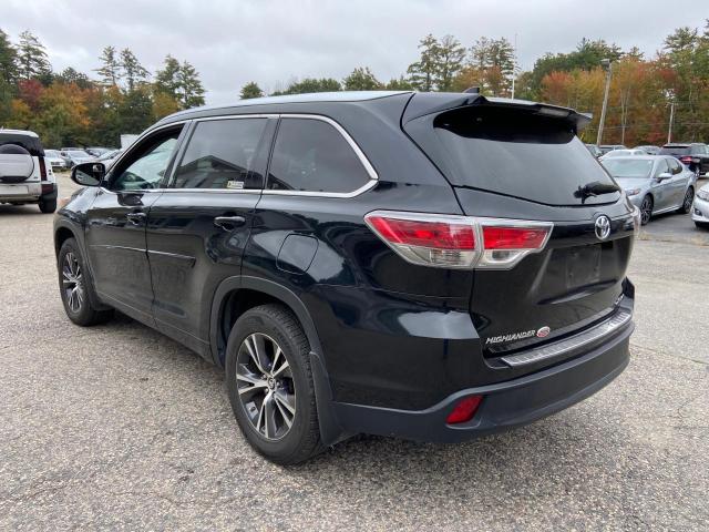 5TDJKRFH0GS500585 - 2016 TOYOTA HIGHLANDER XLE Qara foto 3