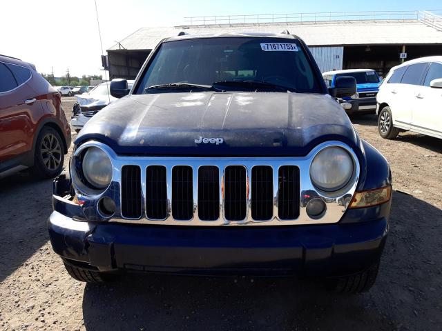 1J4GL58K97W504959 - 2007 JEEP LIBERTY LIMITED BLUE photo 5