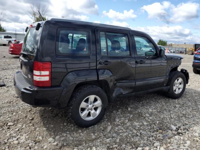 1C4PJMAK1CW105411 - 2012 JEEP LIBERTY SPORT BLACK photo 3