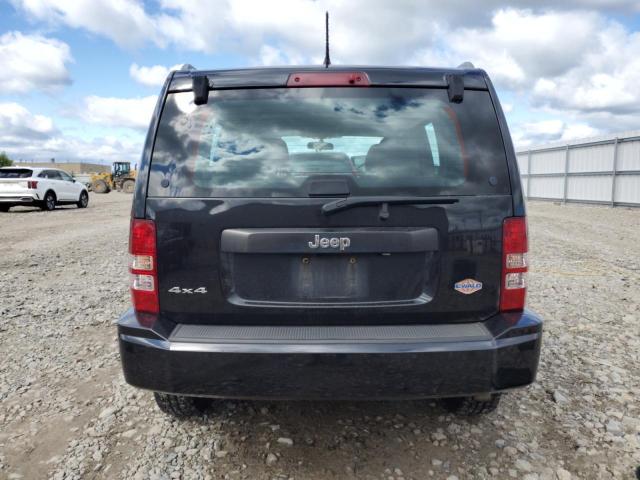 1C4PJMAK1CW105411 - 2012 JEEP LIBERTY SPORT BLACK photo 6