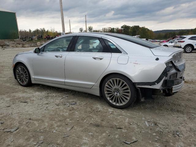 3LN6L2LU2ER809353 - 2014 LINCOLN MKZ HYBRID SILVER photo 2