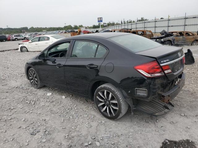 19XFB2F94FE240593 - 2015 HONDA CIVIC EXL BLACK photo 2