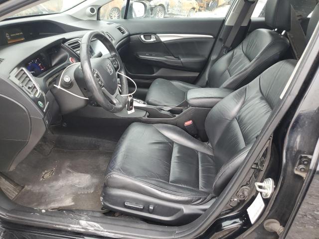 19XFB2F94FE240593 - 2015 HONDA CIVIC EXL BLACK photo 7