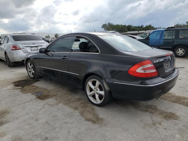 WDBTJ65J04F106772 - 2004 MERCEDES-BENZ CLK 320C BLACK photo 2