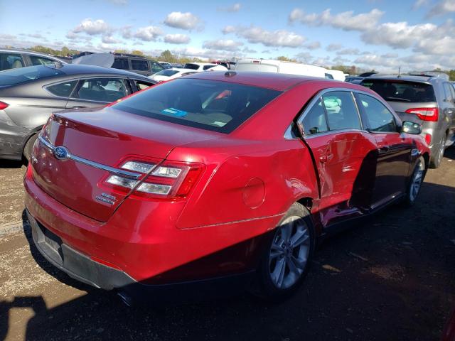 1FAHP2E81EG112965 - 2014 FORD TAURUS SEL RED photo 3