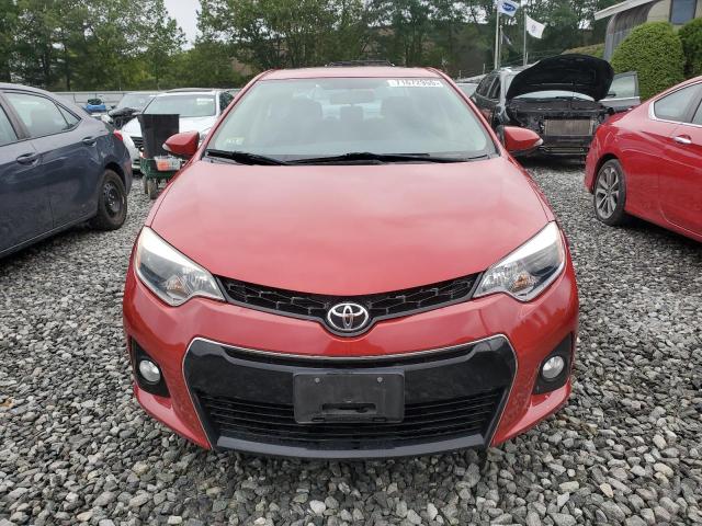 2T1BURHE4EC103887 - 2014 TOYOTA COROLLA L Қызыл фото 5