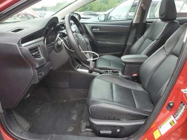 2T1BURHE4EC103887 - 2014 TOYOTA COROLLA L Қызыл фото 7