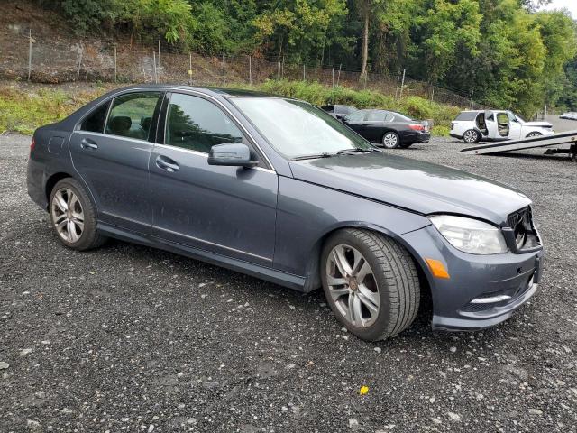 WDDGF8BB7BR133661 - 2011 MERCEDES-BENZ C 300 4MATIC GRAY photo 4