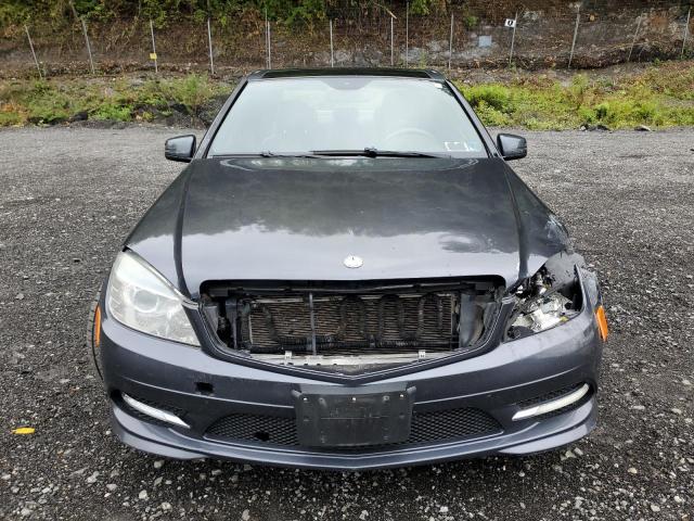 WDDGF8BB7BR133661 - 2011 MERCEDES-BENZ C 300 4MATIC GRAY photo 5