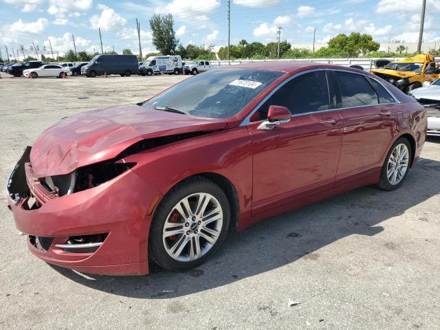 3LN6L2G99GR615069 - 2016 LINCOLN MKZ RED photo 1