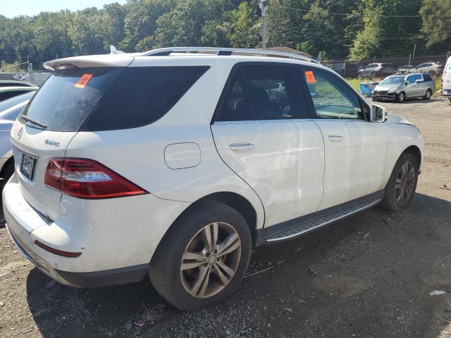 4JGDA5HB2FA566841 - 2015 MERCEDES-BENZ ML 350 4MATIC WHITE photo 3