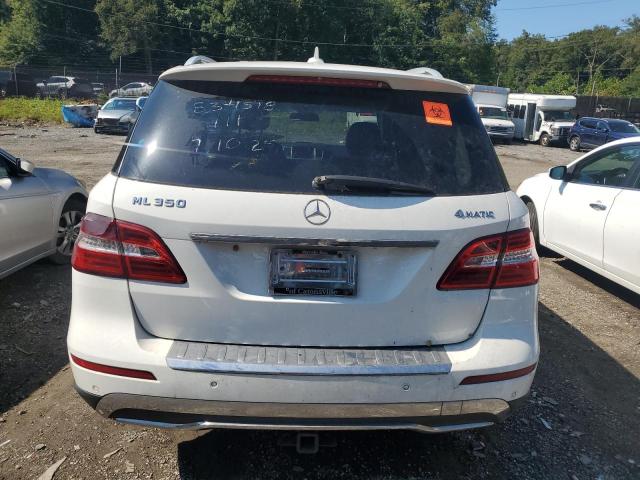 4JGDA5HB2FA566841 - 2015 MERCEDES-BENZ ML 350 4MATIC WHITE photo 6