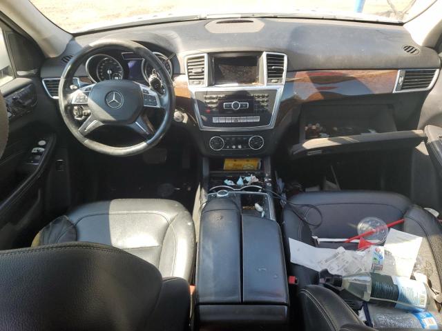 4JGDA5HB2FA566841 - 2015 MERCEDES-BENZ ML 350 4MATIC WHITE photo 8