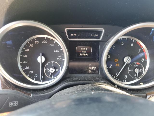 4JGDA5HB2FA566841 - 2015 MERCEDES-BENZ ML 350 4MATIC WHITE photo 9