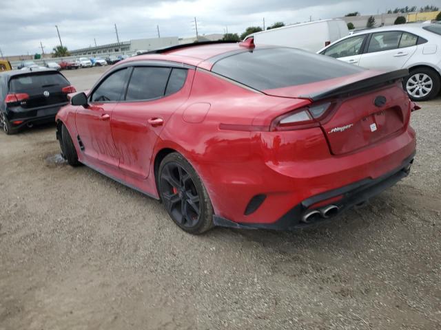 KNAE45LC0J6032150 - 2018 KIA STINGER GT1 RED photo 2