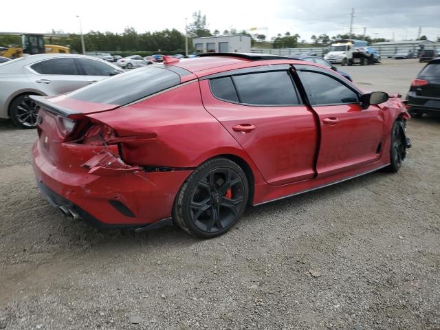 KNAE45LC0J6032150 - 2018 KIA STINGER GT1 RED photo 3