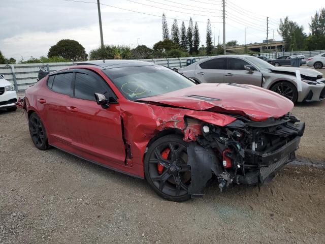 KNAE45LC0J6032150 - 2018 KIA STINGER GT1 RED photo 4