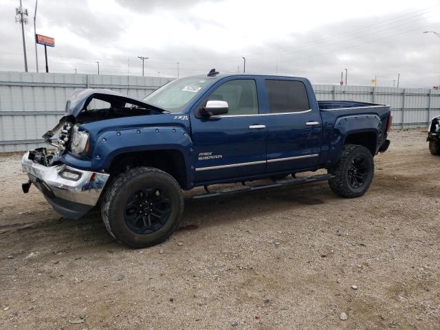 3GTU2NEJ3HG224218 - 2017 GMC SIERRA K1500 SLT BLUE photo 1