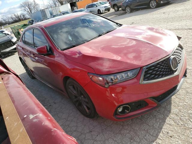 19UUB2F6XJA003102 - 2018 ACURA TLX TECH+A წითელი ფოტო 4