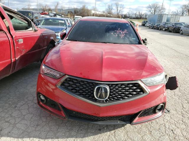 19UUB2F6XJA003102 - 2018 ACURA TLX TECH+A წითელი ფოტო 5
