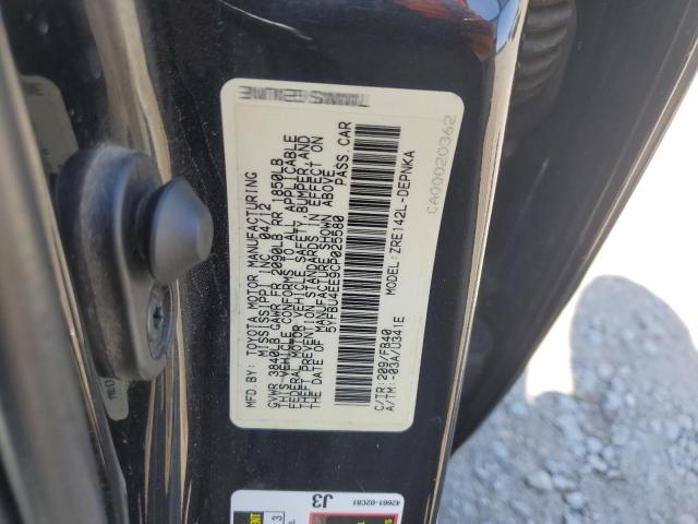 5YFBU4EE9CP025580 - 2012 TOYOTA COROLLA BASE 黑色 照片 13