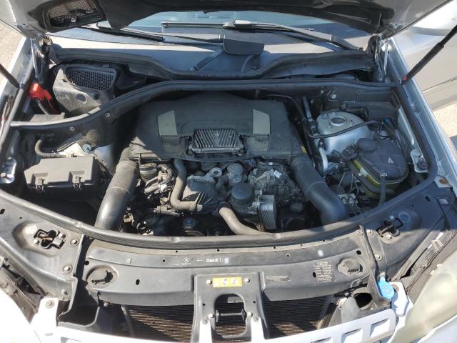 4JGBB8GB6AA596733 - 2010 MERCEDES-BENZ ML 350 4MATIC SILVER photo 12