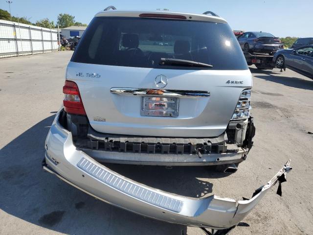 4JGBB8GB6AA596733 - 2010 MERCEDES-BENZ ML 350 4MATIC SILVER photo 6