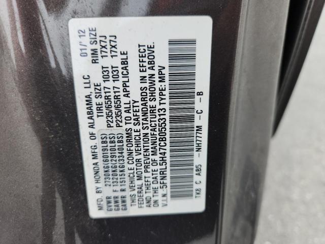 5FNRL5H47CB055313 - 2012 HONDA ODYSSEY EX Серый фото 13
