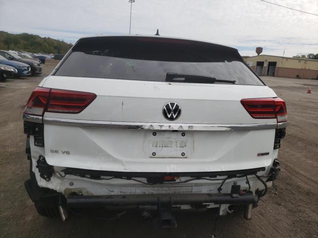 1V2KE2CA5MC210638 - 2021 VOLKSWAGEN ATLAS CROS SE თეთრი ფოტო 6