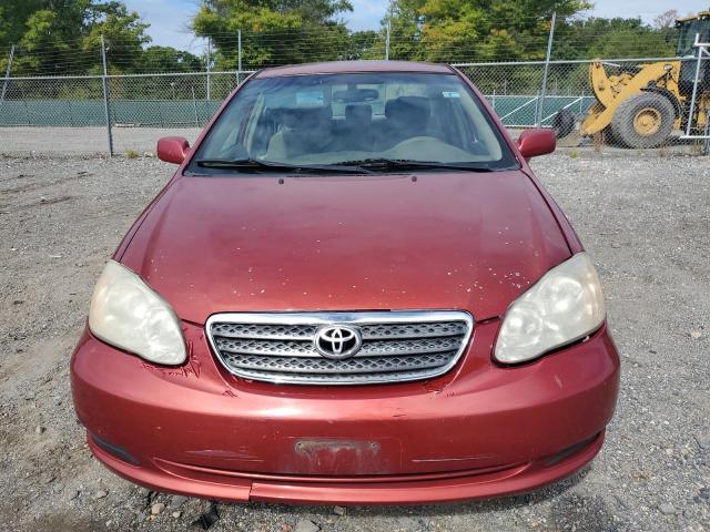 2T1BR32E85C345895 - 2005 TOYOTA COROLLA CE RED photo 5