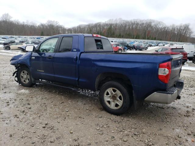 5TFUY5F15FX427410 - 2015 TOYOTA TUNDRA DOUBLE CAB SR/SR5 BLUE photo 2