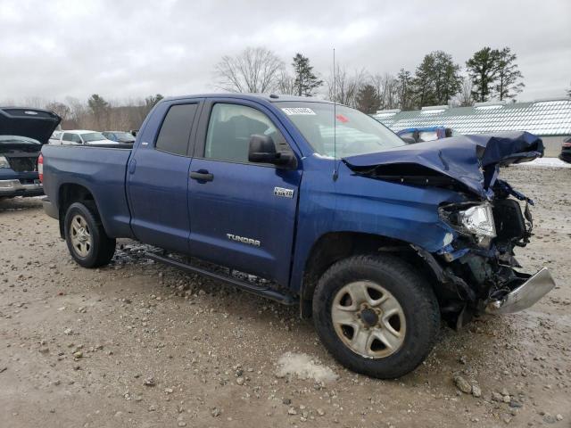 5TFUY5F15FX427410 - 2015 TOYOTA TUNDRA DOUBLE CAB SR/SR5 BLUE photo 4