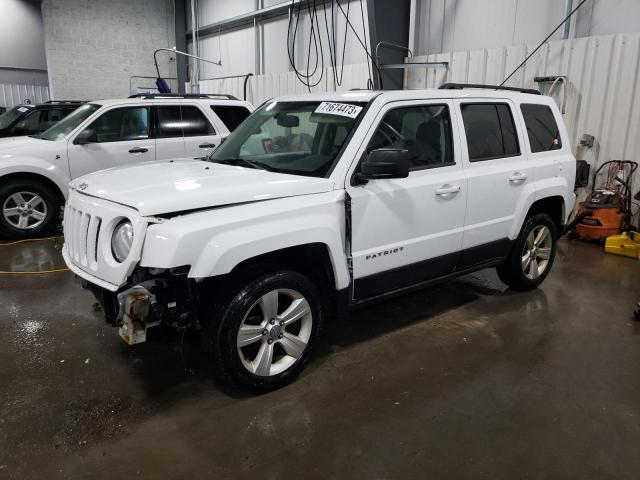 1C4NJRFB8ED885239 - 2014 JEEP PATRIOT LATITUDE WHITE photo 1