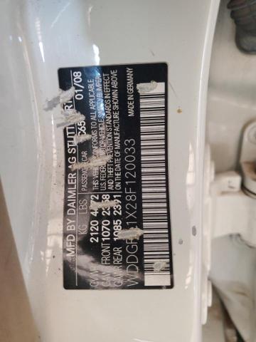 WDDGF81X28F120033 - 2008 MERCEDES-BENZ C 300 4MATIC WHITE photo 12