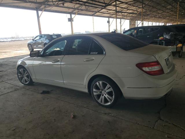 WDDGF81X28F120033 - 2008 MERCEDES-BENZ C 300 4MATIC WHITE photo 2