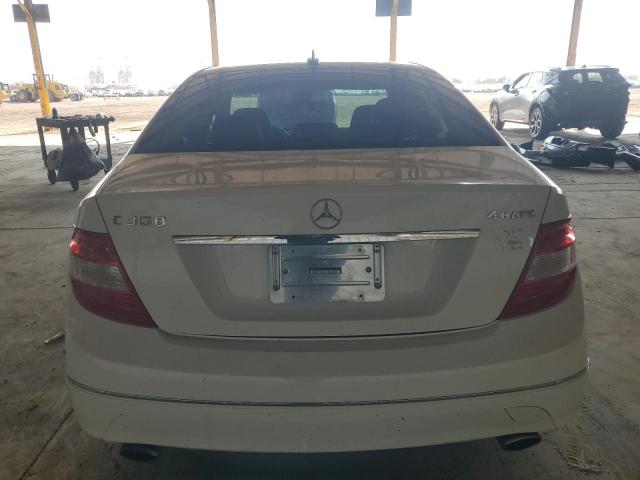 WDDGF81X28F120033 - 2008 MERCEDES-BENZ C 300 4MATIC WHITE photo 6