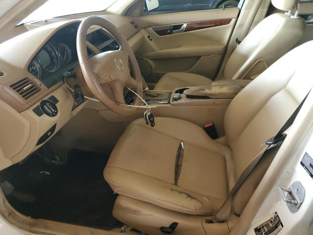 WDDGF81X28F120033 - 2008 MERCEDES-BENZ C 300 4MATIC WHITE photo 7