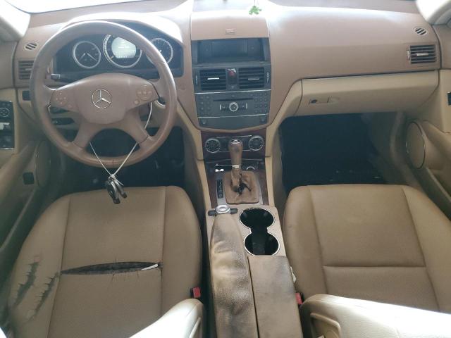 WDDGF81X28F120033 - 2008 MERCEDES-BENZ C 300 4MATIC WHITE photo 8