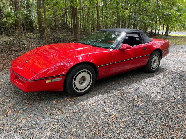 1G1YY3182H5112775 - 1987 CHEVROLET CORVETTE RED photo 1