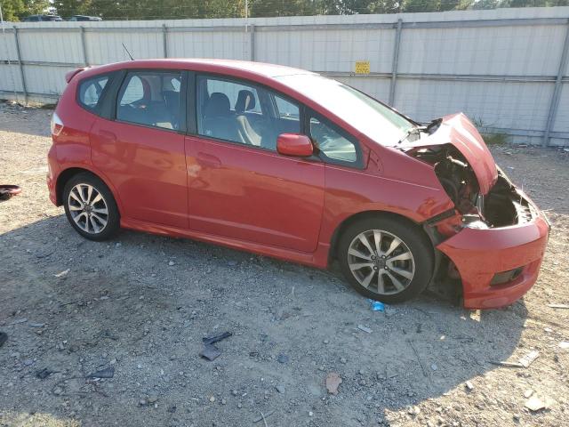 JHMGE8H56DC069406 - 2013 HONDA FIT SPORT RED photo 4