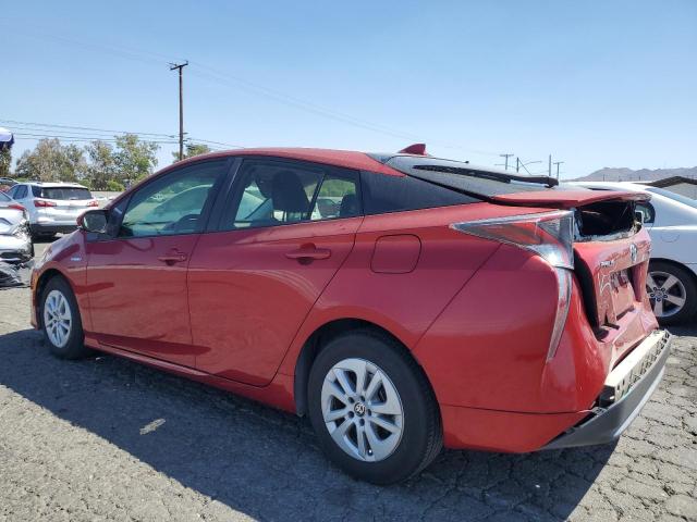 JTDKBRFU3G3519845 - 2016 TOYOTA PRIUS RED photo 2