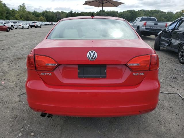 3VWDP7AJ7CM013100 - 2012 VOLKSWAGEN JETTA SE RED photo 6