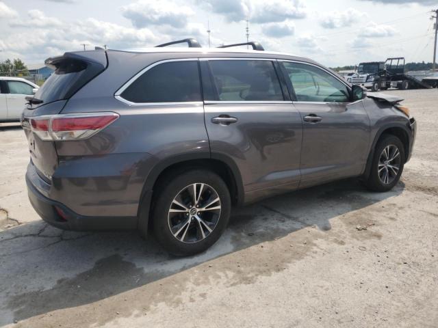 5TDJKRFHXGS306582 - 2016 TOYOTA HIGHLANDER XLE 灰色 照片 3